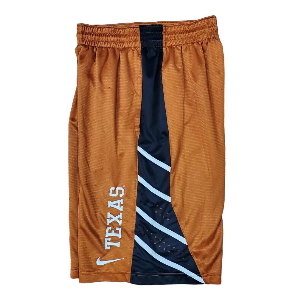 TEXAS LONGHORNS Shorts Adult Small Brown NIKE ELITE College Football Activewear - Picture 5 of 9